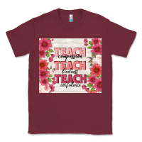 Burgundy teacher life Classic Tee - TumblerDesignByShophia