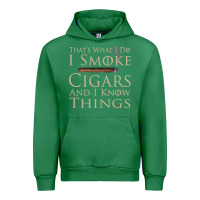 Emerald That's What I Do I Smoke Cigars And I Know Things Urban Hoodie - longCreatives