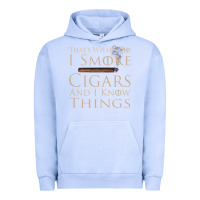Pigment Grape Ice That's What I Do I Smoke Cigars And I Know Things Urban Hoodie - longCreatives