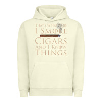 Pigment Pistachio That's What I Do I Smoke Cigars And I Know Things Urban Hoodie - longCreatives