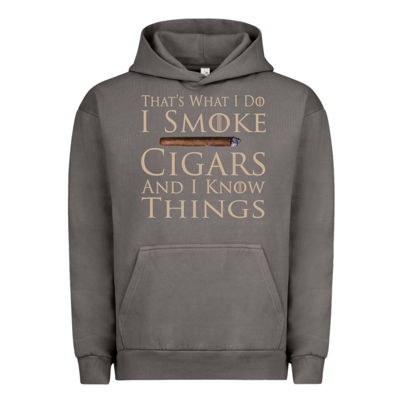 That's What I Do I Smoke Cigars And I Know Things Urban Hoodie by longCreatives | Teevron