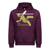 Mauve Wine The Backrooms graphic Urban Hoodie - longCreatives