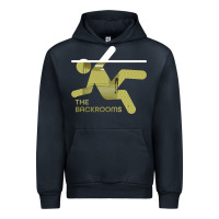 Navy The Backrooms graphic Urban Hoodie - longCreatives