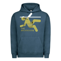 Pigment Midnight Navy The Backrooms graphic Urban Hoodie - longCreatives