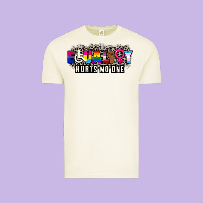 Pride Equality Hurts No One Vintage Tee Designed By Cowgirlartshop