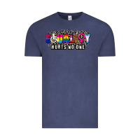 Vintage Denim Pride equality hurts no one Vintage Tee - CowGirlArtShop