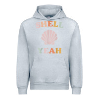 Heather Grey vintage retro shell yeah beach tropical vacation gifts t shirt Urban Hoodie - longCreatives