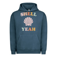 Pigment Midnight Navy vintage retro shell yeah beach tropical vacation gifts t shirt Urban Hoodie - longCreatives