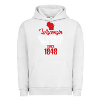 Pigment Lunar Rock Wisconsin Out Drinking Your State Since 1848 Urban Hoodie - longCreatives