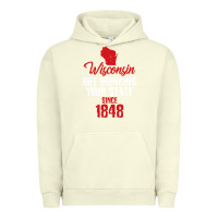Pigment Pistachio Wisconsin Out Drinking Your State Since 1848 Urban Hoodie - longCreatives