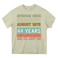 Mossy awesome since august 1976 44 years and i ll keep on Heavy Core Tee - Bettercallsaul