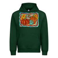 Foreset Green pumpkin sunflower Urban Hoodie - AdoDesignShop