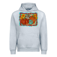 Heather Grey pumpkin sunflower Urban Hoodie - AdoDesignShop