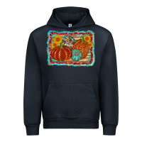 Navy pumpkin sunflower Urban Hoodie - AdoDesignShop