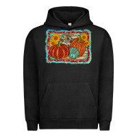 Pigment Black pumpkin sunflower Urban Hoodie - AdoDesignShop