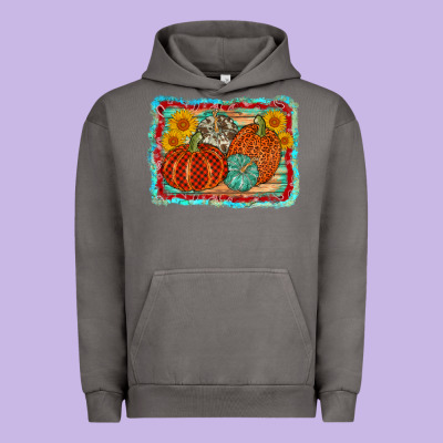 Pumpkin Sunflower Urban Hoodie Designed By Adodesignshop