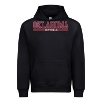 Black Oklahoma Softball Urban Hoodie - longCreatives