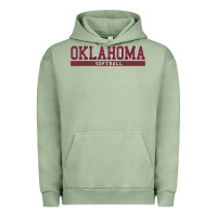 Pigment Oil Green Oklahoma Softball Urban Hoodie - longCreatives