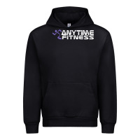 Black Anytimes Fitness Urban Hoodie - longCreatives