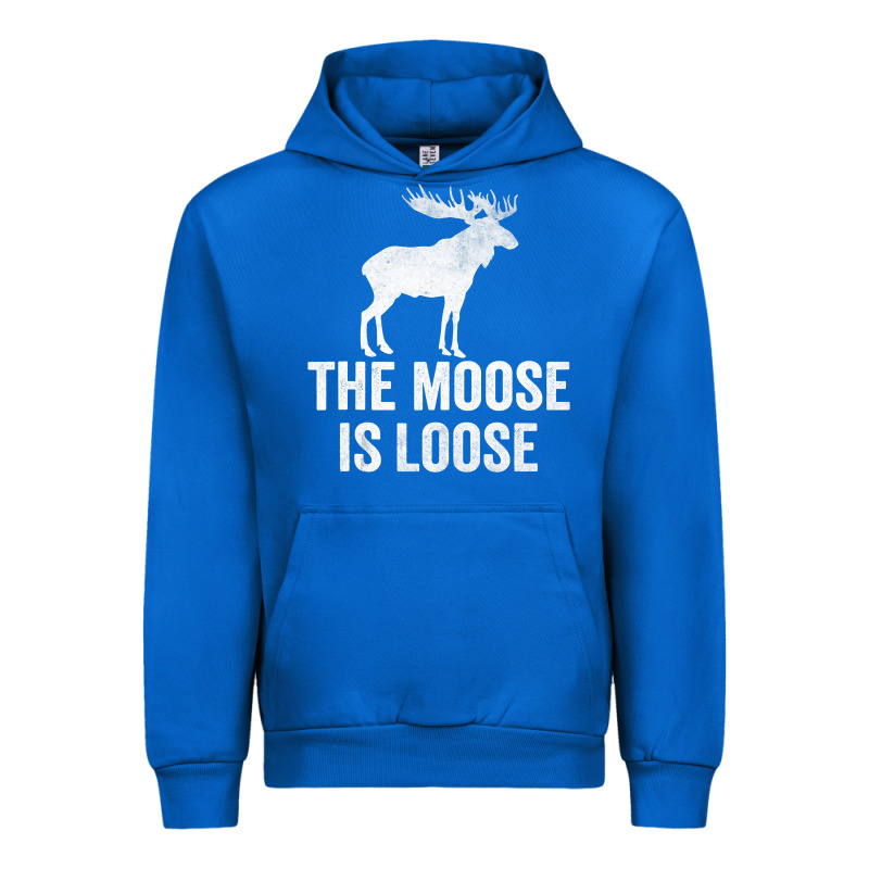 The Moose Is Loose Alaska Moose Urban Hoodie by longCreatives | Teevron