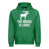 Emerald The Moose Is Loose Alaska Moose Urban Hoodie - longCreatives