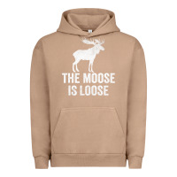 Pigment Burro The Moose Is Loose Alaska Moose Urban Hoodie - longCreatives