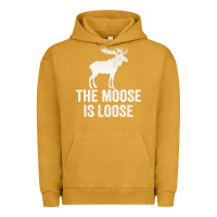 Pigment Peanut Butter The Moose Is Loose Alaska Moose Urban Hoodie - longCreatives
