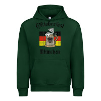Forest Green Oktoberfest München German Flag Beer Stein Urban Hoodie - longCreatives