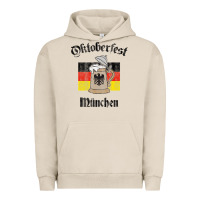 Pigment French Oak Oktoberfest München German Flag Beer Stein Urban Hoodie - longCreatives