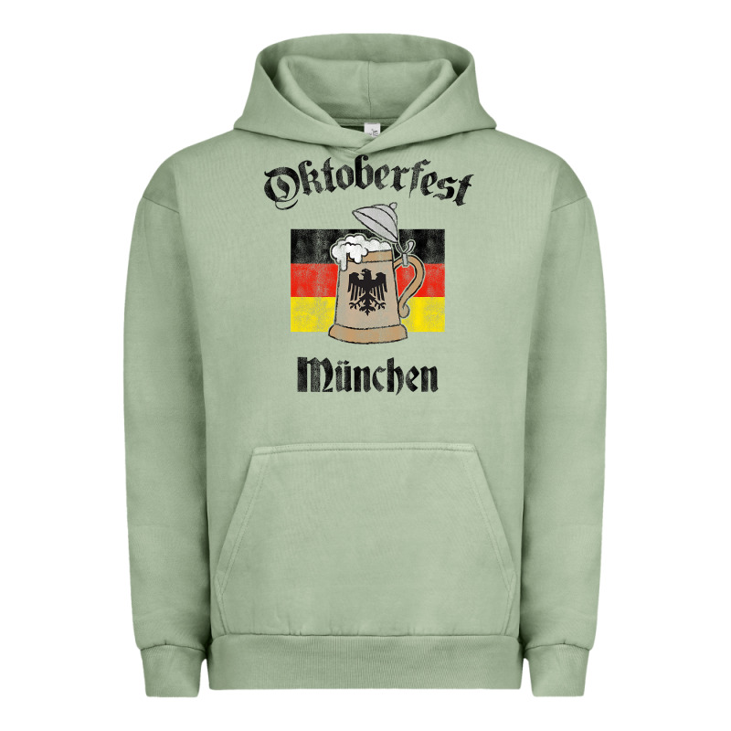 Oktoberfest München German Flag Beer Stein Urban Hoodie by longCreatives | Teevron