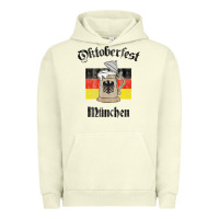 Pigment Pistachio Oktoberfest München German Flag Beer Stein Urban Hoodie - longCreatives