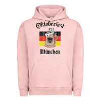 Pigment Salmon Oktoberfest München German Flag Beer Stein Urban Hoodie - longCreatives