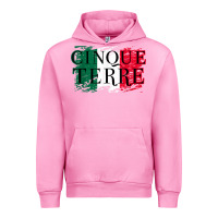 Fuchsia Pink cinque terre italy travel distressed t shirt Urban Hoodie - longCreatives