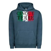 Pigment Midnight Navy cinque terre italy travel distressed t shirt Urban Hoodie - longCreatives