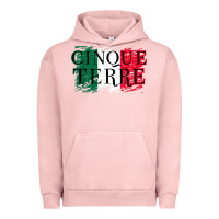 Pigment Salmon cinque terre italy travel distressed t shirt Urban Hoodie - longCreatives