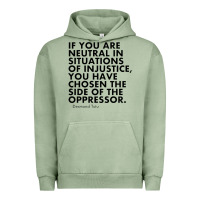 Pigment Oil Green human rights quote protest political Urban Hoodie - longCreatives