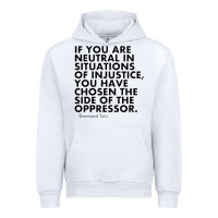 White human rights quote protest political Urban Hoodie - longCreatives