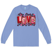 Colony Blue Valentine's Day love Long Sleeve Tee - FaDigitalArtStudio