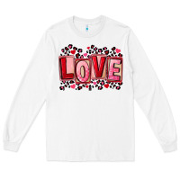 White Valentine's Day love Long Sleeve Tee - FaDigitalArtStudio