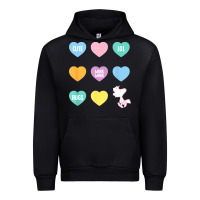 Black peanuts valentine candy heart Urban Hoodie - longCreatives