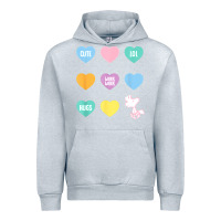 Heather Grey peanuts valentine candy heart Urban Hoodie - longCreatives