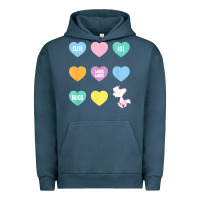 Pigment Midnight Navy peanuts valentine candy heart Urban Hoodie - longCreatives