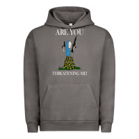Pigment Tornado Are You Threatening Me Funny Cartoon Halloween Urban Hoodie - longCreatives
