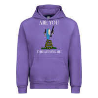 Tulip Are You Threatening Me Funny Cartoon Halloween Urban Hoodie - longCreatives