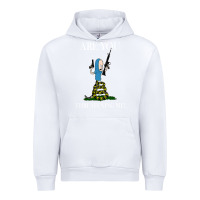 White Are You Threatening Me Funny Cartoon Halloween Urban Hoodie - longCreatives
