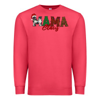 Cardinal mama claus Premium Sweatshirt - BarkalooDesign
