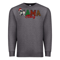 Charcoal Heather mama claus Premium Sweatshirt - BarkalooDesign