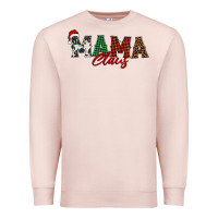 Pale Pink mama claus Premium Sweatshirt - BarkalooDesign