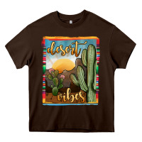 Chocolate Brown desert vibes Heavy Core Tee - JahusDesignShop