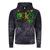 Cloud Black One lucky auntie St. Patrick's Vintage Hoodie - OliviaCreatesArt